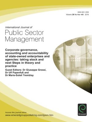 cover image of International Journal of Public Sector Management, Volume 28
